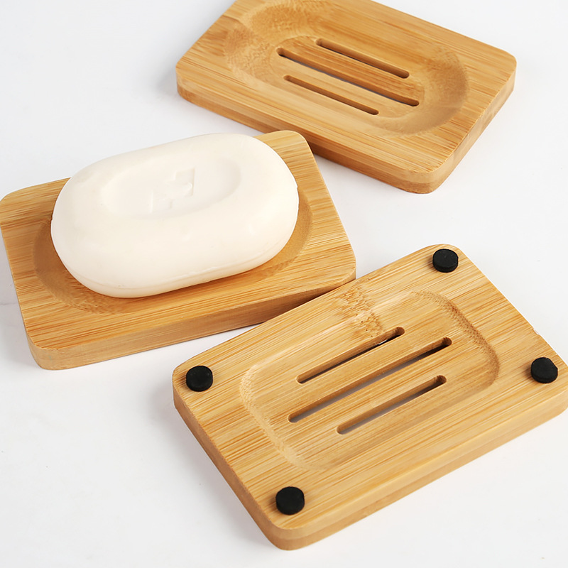 Bamboo Cutlery - 1 Pc Bamboo Wooden Soap Dish,
