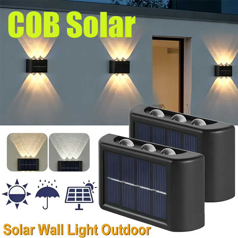 Solar Garden Light - COB Solar Wall Lamp Outdoor Waterproof