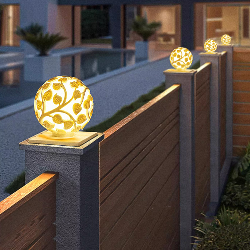 Solar Garden Light - Outdoor column lights solar LED column