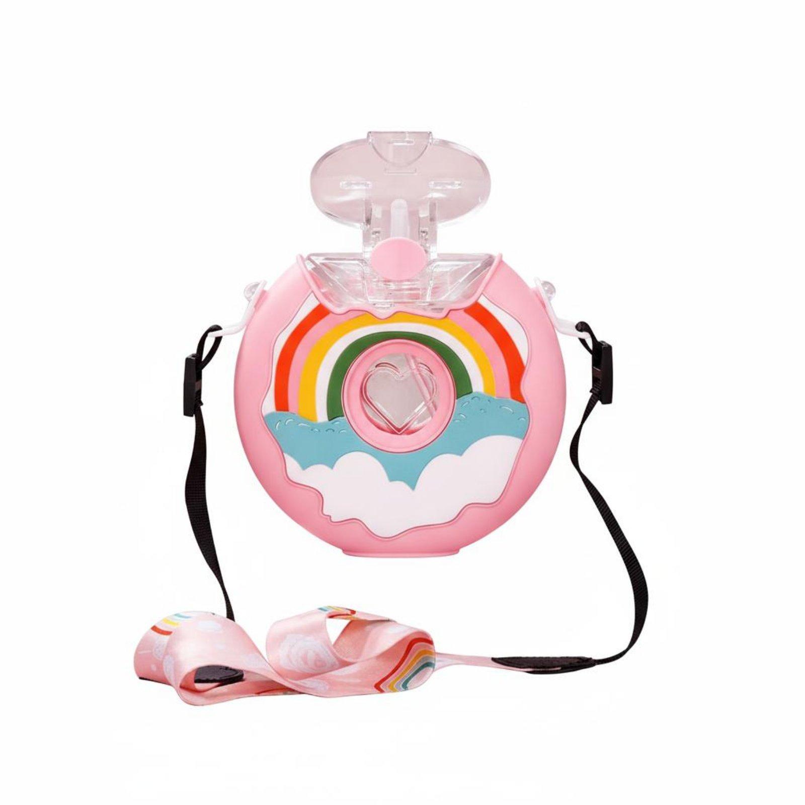 Reusable Bottle - Donut Water Bottle Leak-Resistant Donut Shaped