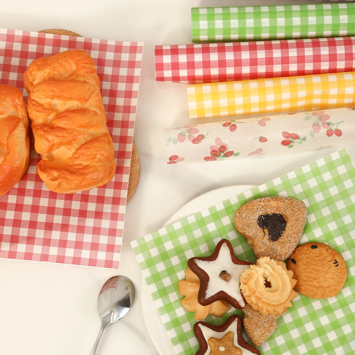 Beeswax Wrap - 50Pcs Oilproof Wrapping Paper for Bread