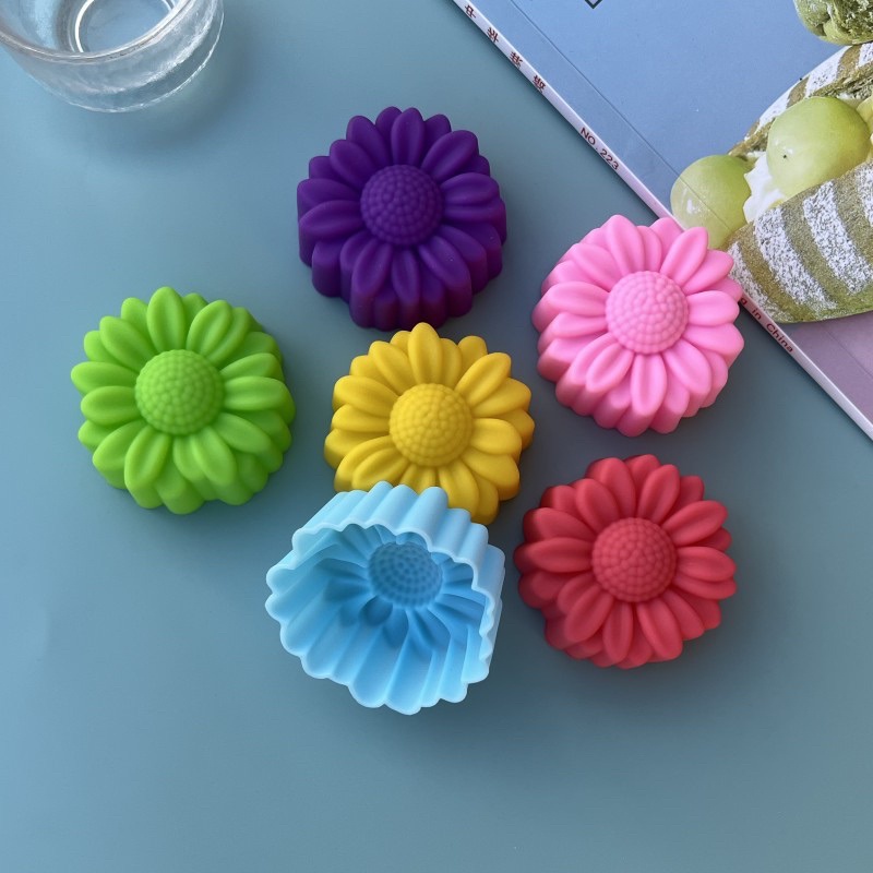 Eco Soap - 6 Pcs Set Non-Stick Flower Designs