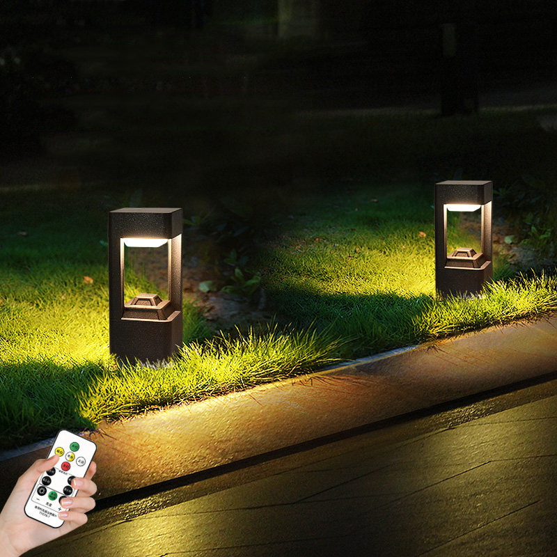 Luminous floor lamp courtyard  - Solar Garden Light review and price