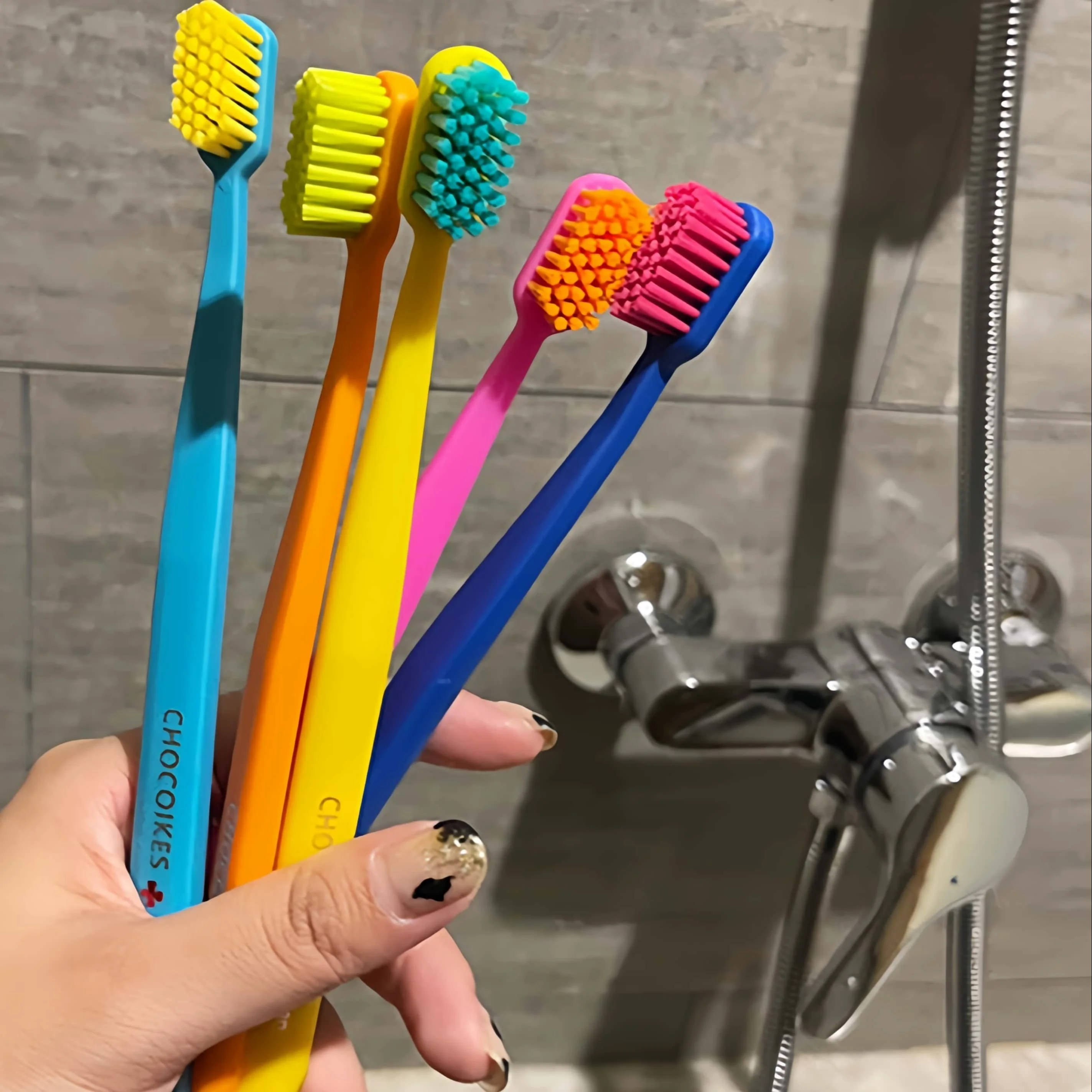 5 Packs of Chocolate Swiss Car - Bamboo Toothbrush review and price
