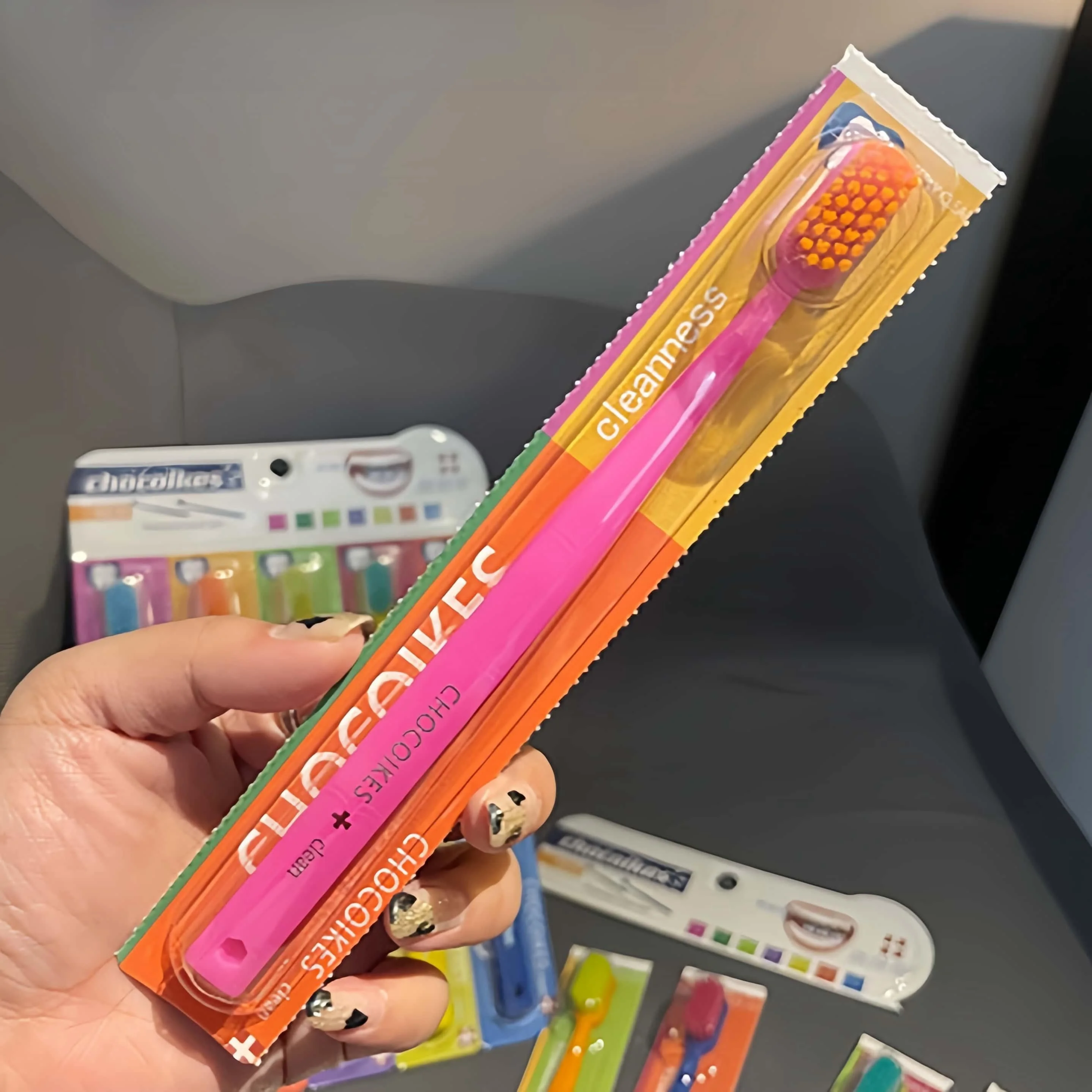 5 Packs of Chocolate Swiss Car - Bamboo Toothbrush review and price
