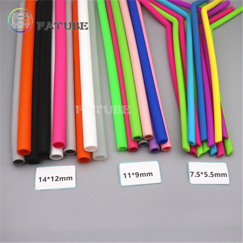 10PCS Fatube Silicone Straw Cu - Reusable Straw review and price