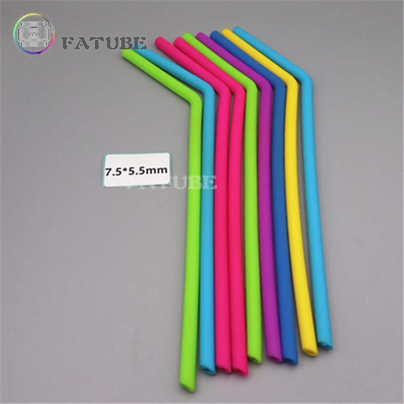 10PCS Fatube Silicone Straw Cu - Reusable Straw review and price