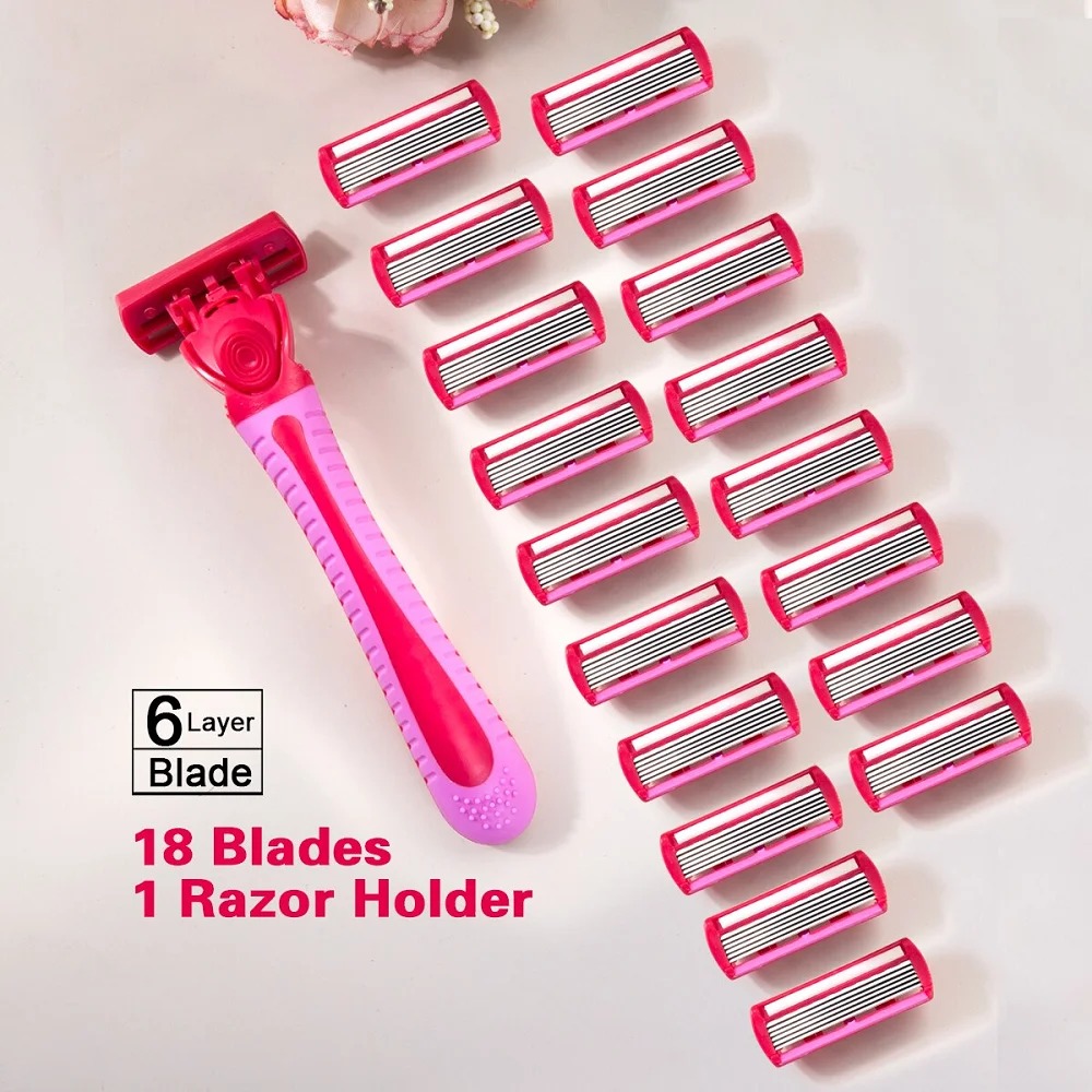 1 Handle + 18 Blades/ Women Ma - Safety Razor Handle review and price