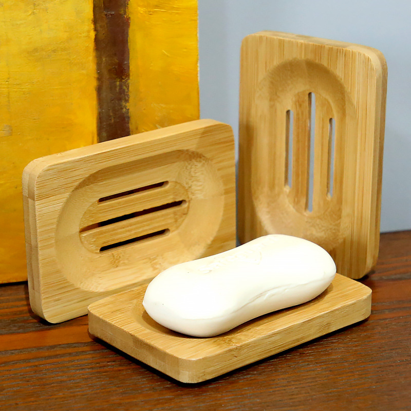 1 Pc Bamboo Wooden Soap Dish,  - Bamboo Cutlery review and price