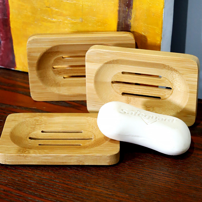 1 Pc Bamboo Wooden Soap Dish,  - Bamboo Cutlery review and price