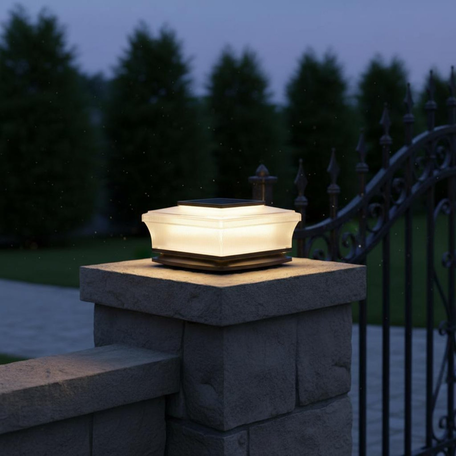 Solar Post Cap Light Wireless  - Solar Garden Light review and price
