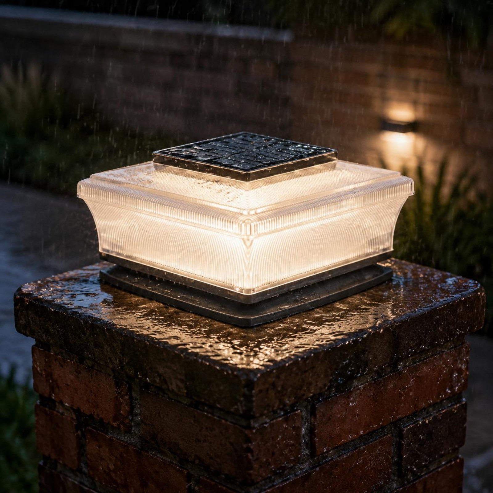 Solar Post Cap Light Wireless  - Solar Garden Light review and price