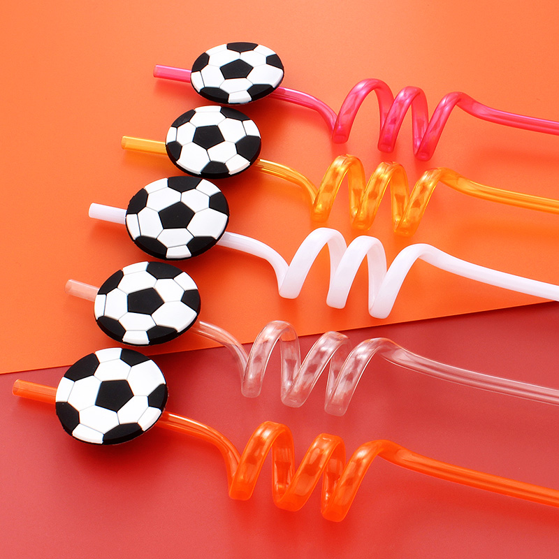 12pcs Football Themed Straws,  - Reusable Straw review and price