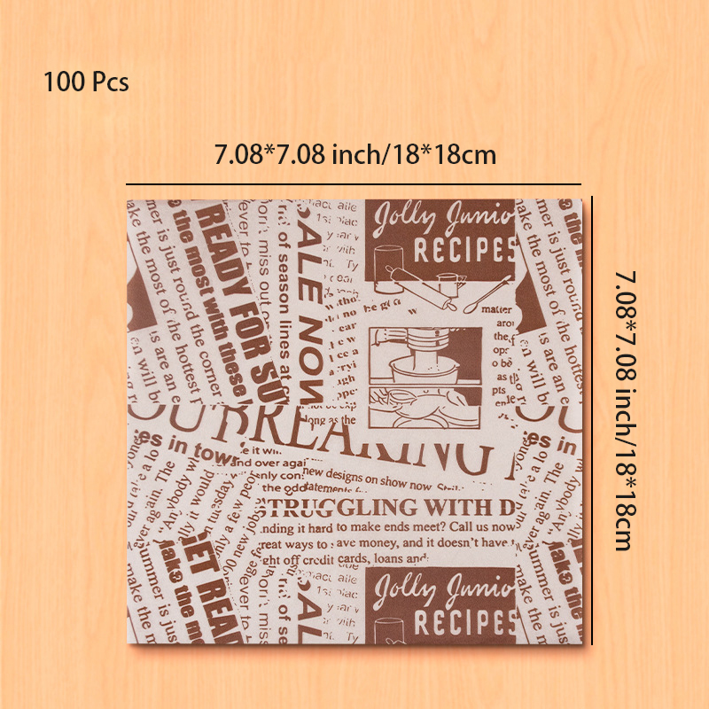 100 Pcs Oil-Proof Wax Paper Fo - Beeswax Wrap review and price