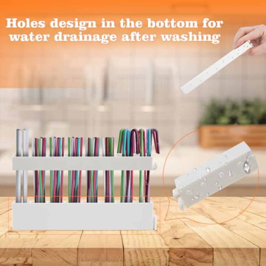 Straw Holder Straw Organizer R - Reusable Straw review and price