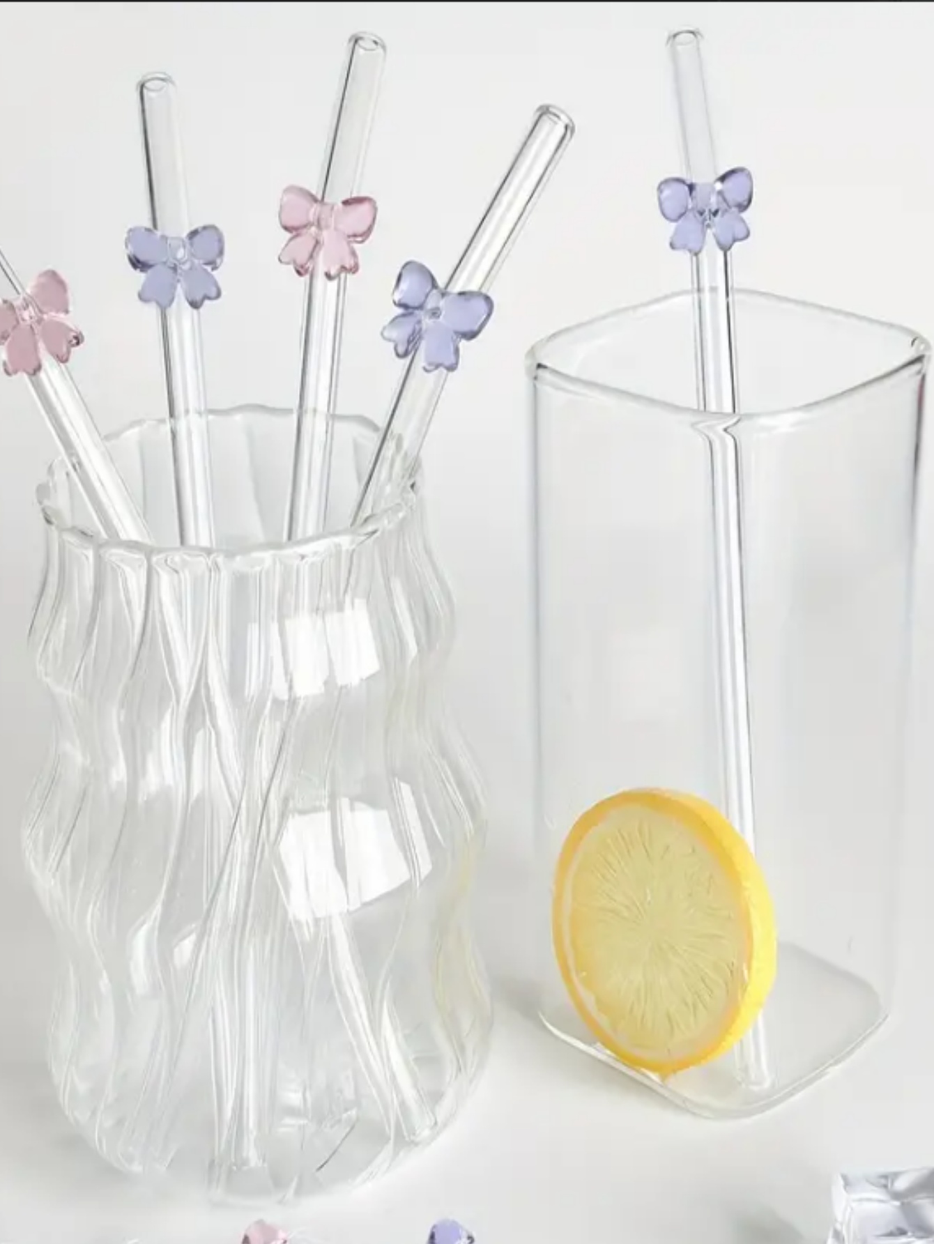 2/6PCS Elegant Butterfly-Shape - Reusable Straw review and price
