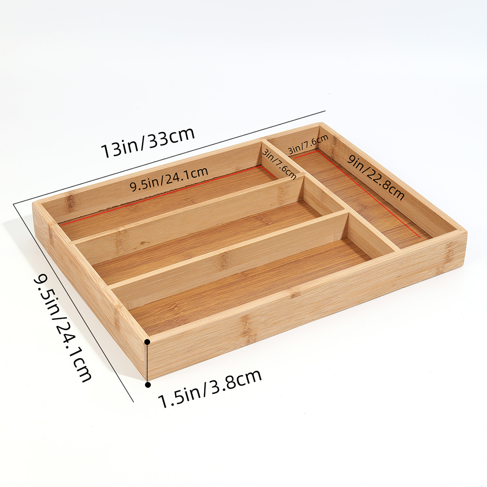 Bamboo Cutlery Divide Storage  - Bamboo Cutlery review and price