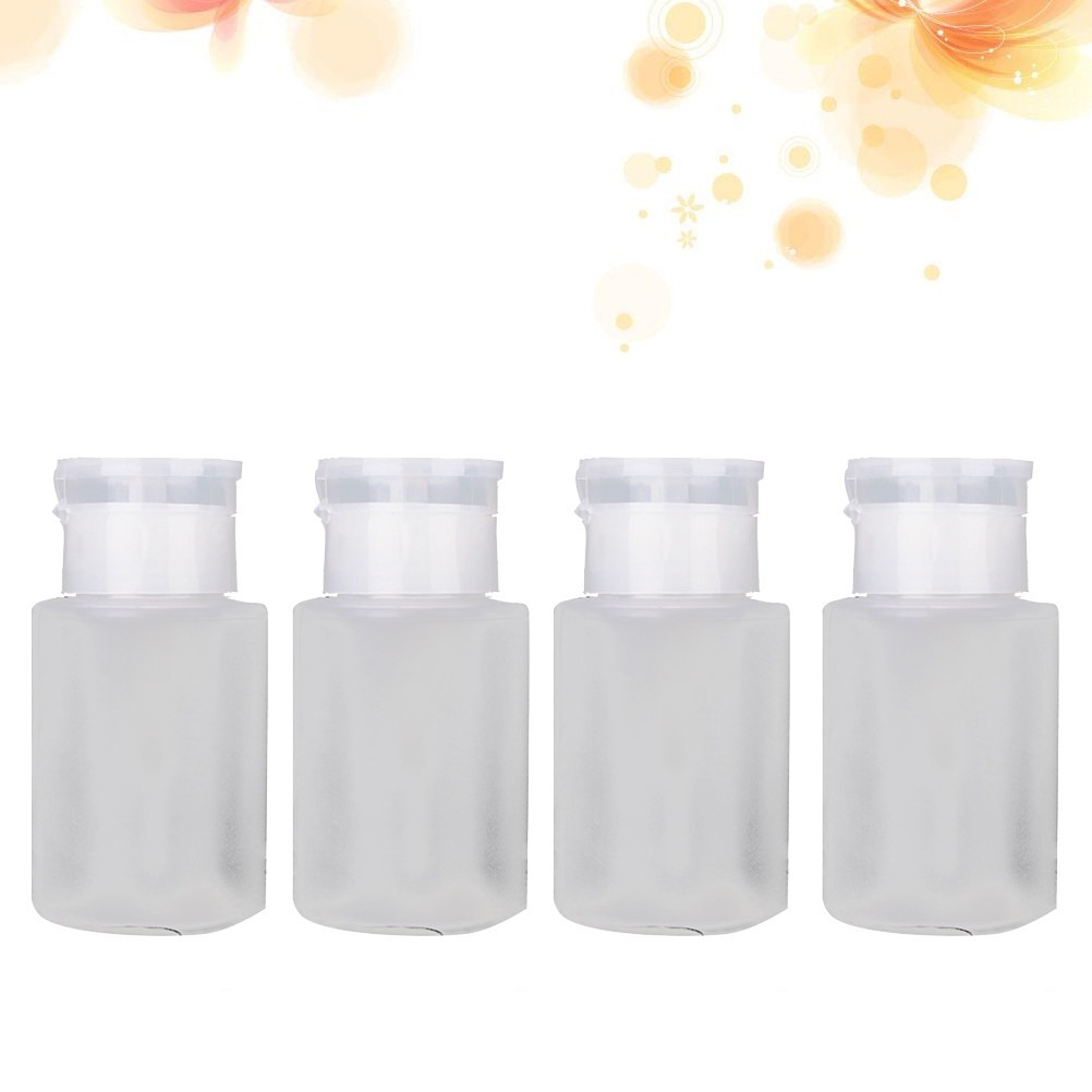 4Pcs Press Pump Bottle Nail Po - Reusable Bottle review and price
