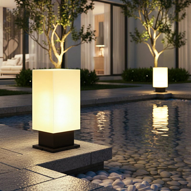 Luminous floor lamp courtyard  - Solar Garden Light review and price