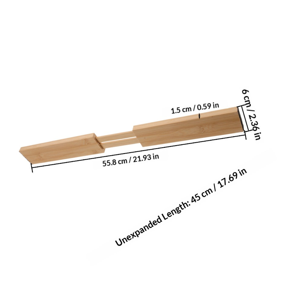 2Pcs Bamboo Drawer Dividers Ad - Bamboo Cutlery review and price
