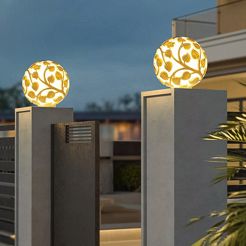 Outdoor column lights solar LE - Solar Garden Light review and price