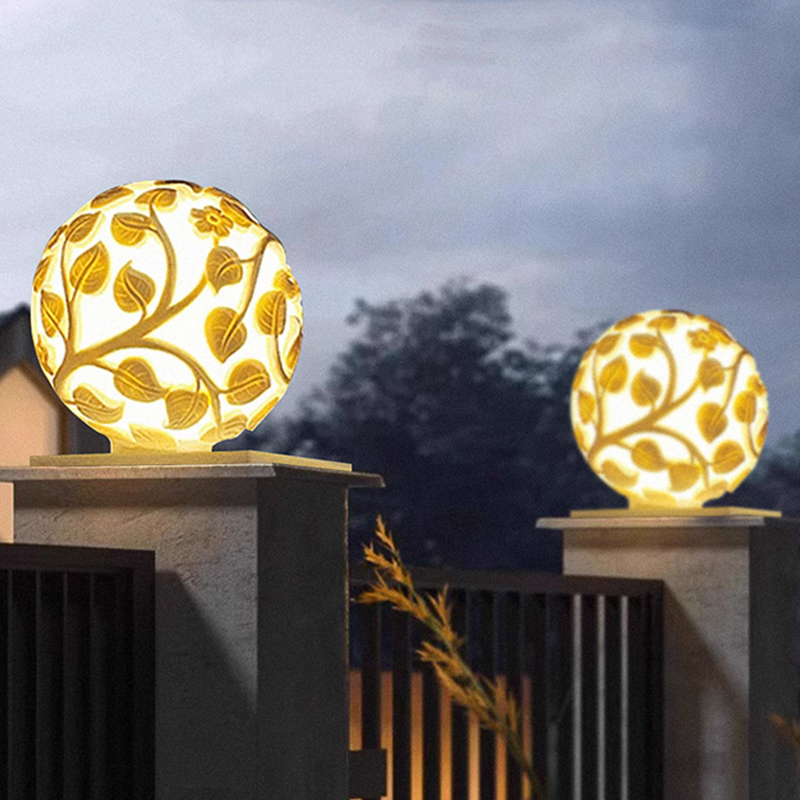 Outdoor column lights solar LE - Solar Garden Light review and price