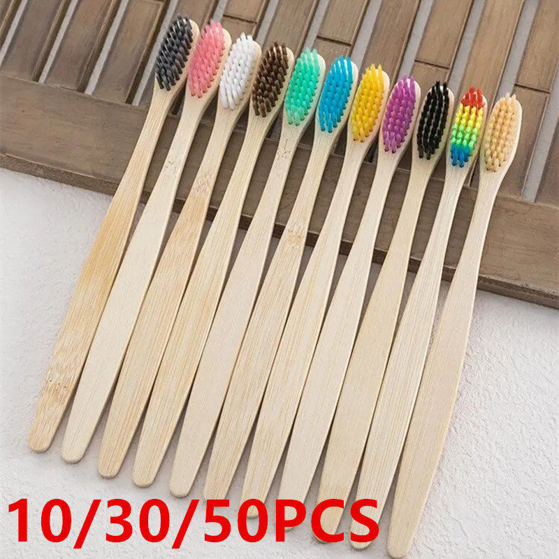 10 Pack Natural Bamboo Toothbr - Bamboo Toothbrush review and price