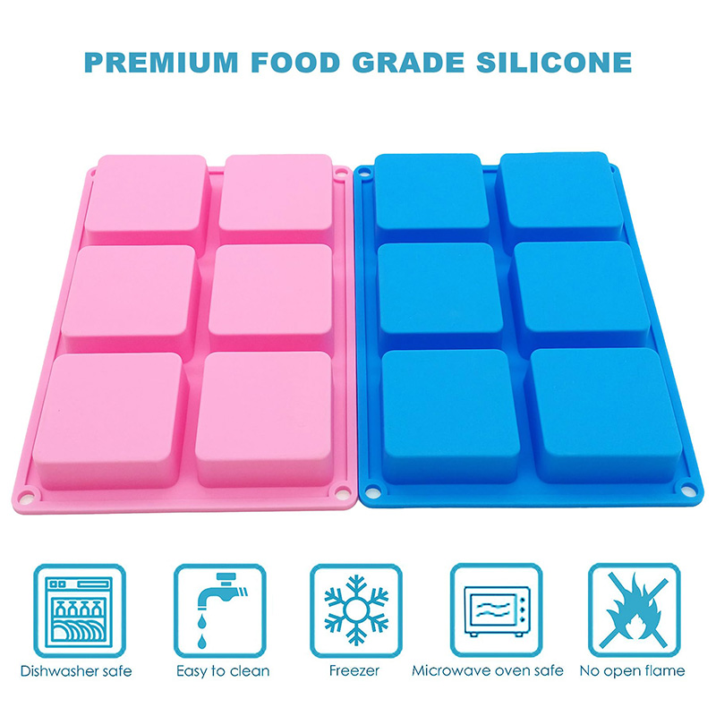 Square Soap Molds 6-Cavity Non - Eco Soap review and price