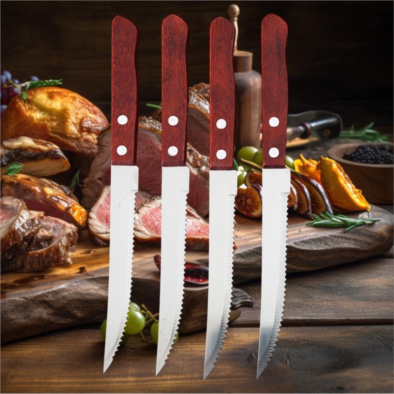 1-20 Pcs Stainless Steel Steak - Bamboo Cutlery review and price
