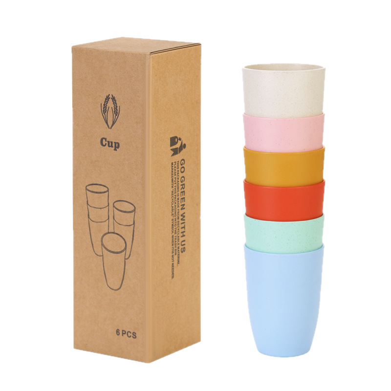 Wheat Straw Cups 6pcs Unbreaka - Reusable Straw review and price
