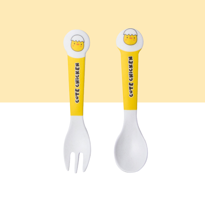 Cute Cartoon Chicken Bamboo Fi - Bamboo Cutlery review and price