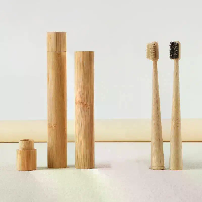 /ACR/1Pc/4Pcs Horse Bristle Ba - Bamboo Toothbrush review and price