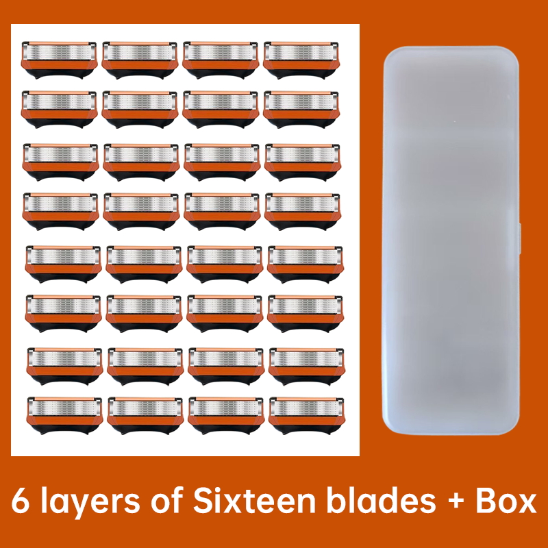 Men's 6-Layer Stainless Steel  - Safety Razor Handle review and price