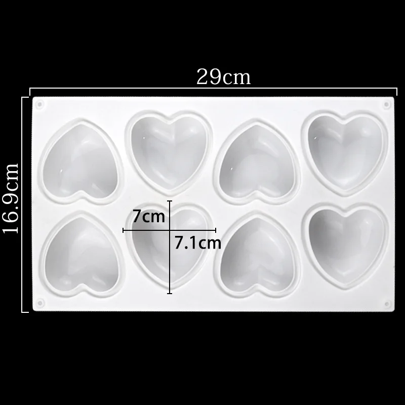 Love Heart Silicone Soap Mold  - Eco Soap review and price