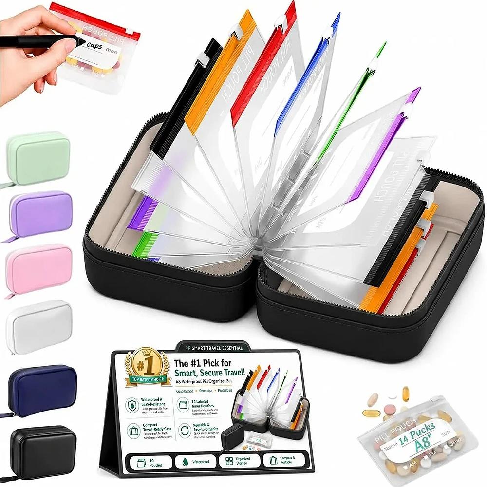 7/14Pouch Weekly Pill Organize - Reusable Bag review and price