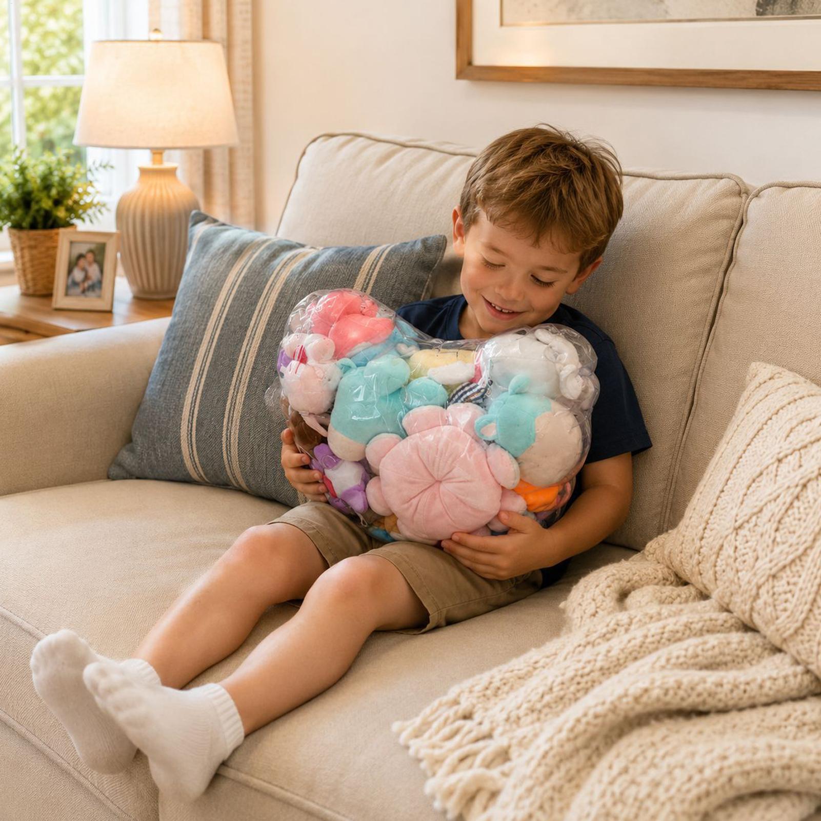 Stuffed Animal Organizer Clear - Reusable Bag review and price