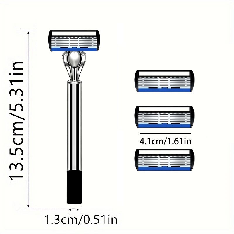 2 Handles, 30 Blades, 6-Layer  - Safety Razor Handle review and price