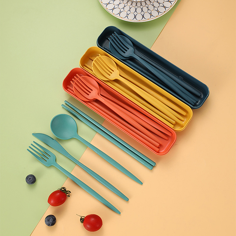 4Pcs/Set Portable Utensils Wit - Reusable Straw review and price