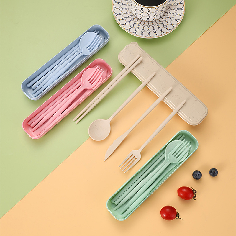 4Pcs/Set Portable Utensils Wit - Reusable Straw review and price