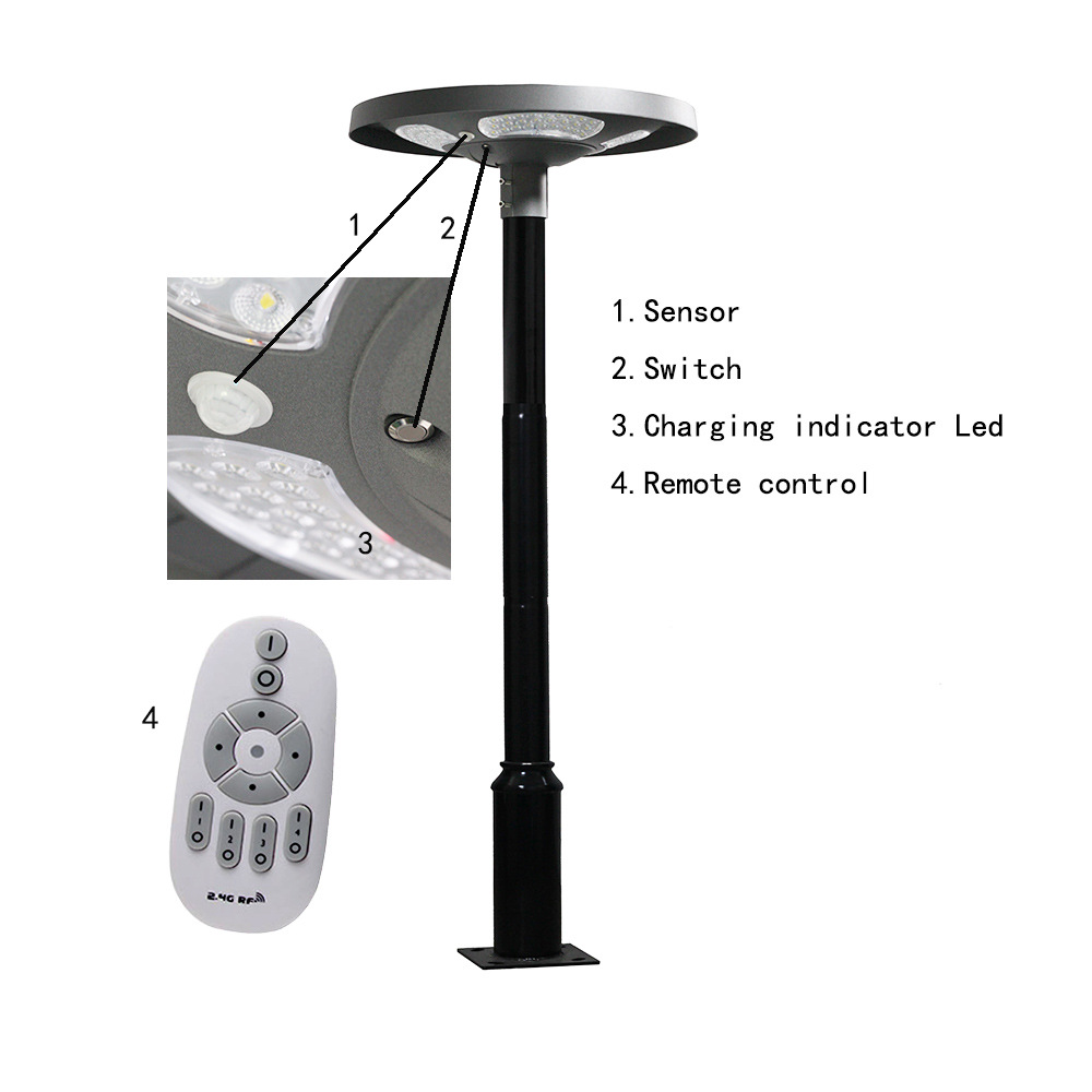 Waterproof IP65 UFO Solar LED  - Solar Garden Light review and price
