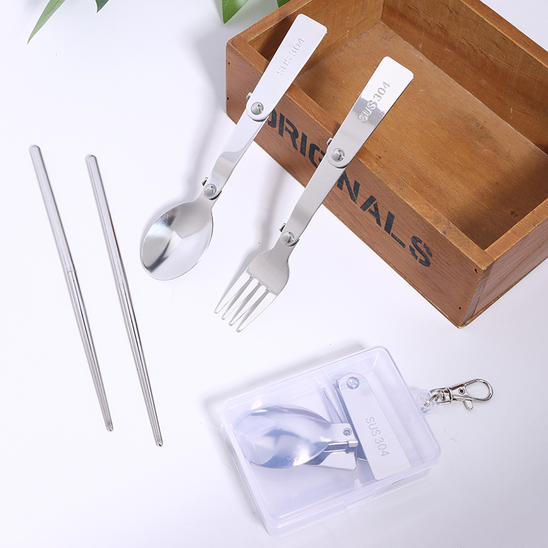 1PC/3PCS Stainless Steel Porta - Bamboo Cutlery review and price