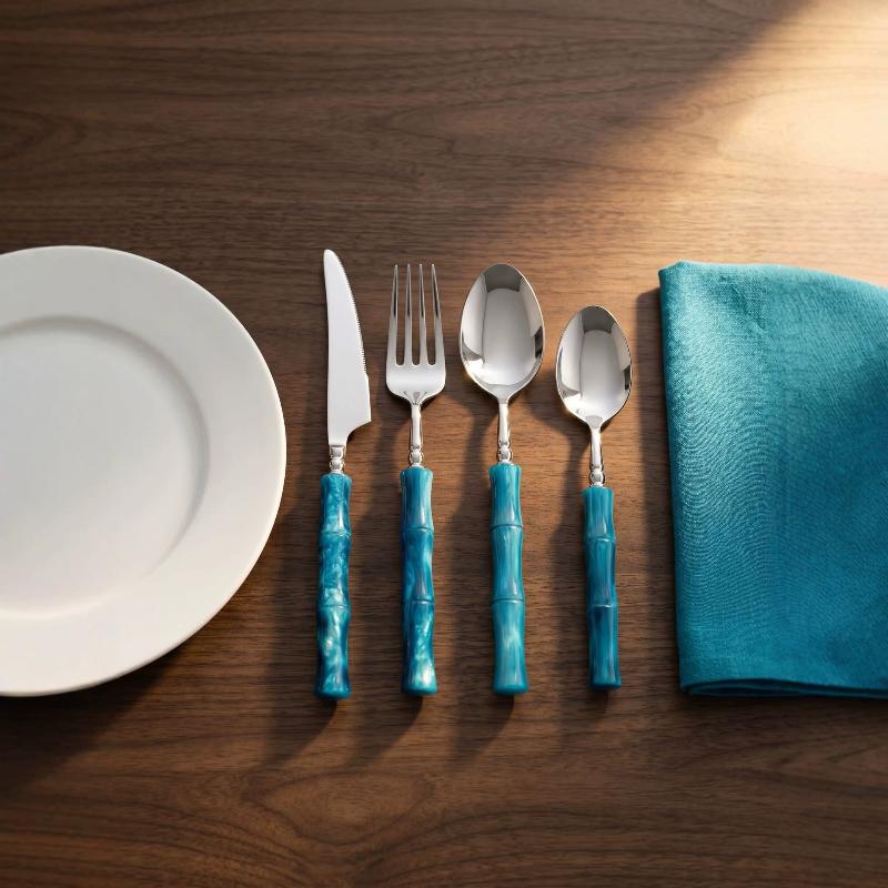 Bamboo Handle Acrylic 304 Stai - Bamboo Cutlery review and price