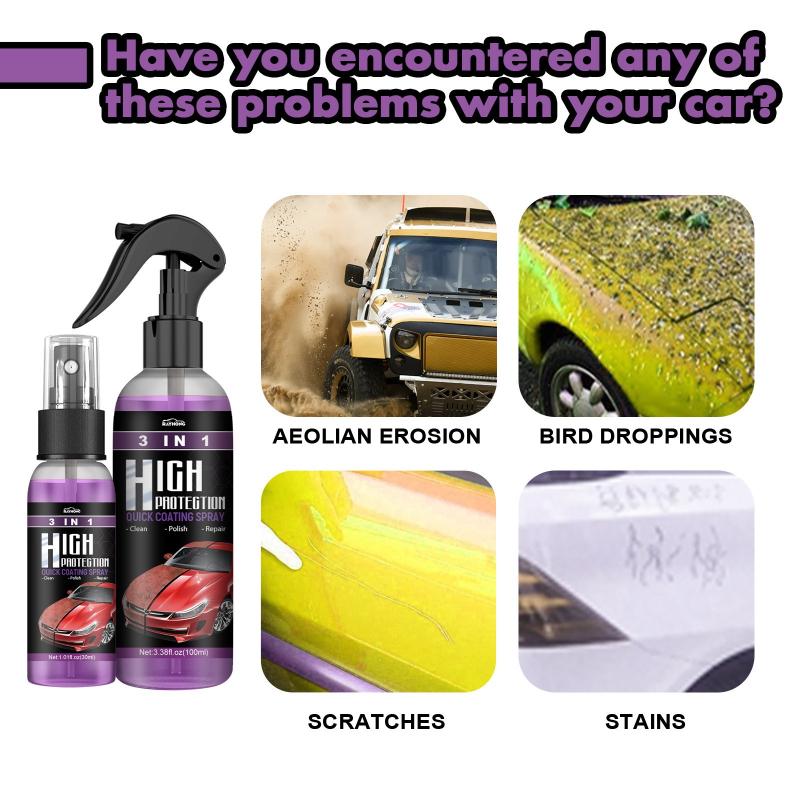 3 IN 1 Car Ceramic Coating Spr - Beeswax Wrap review and price