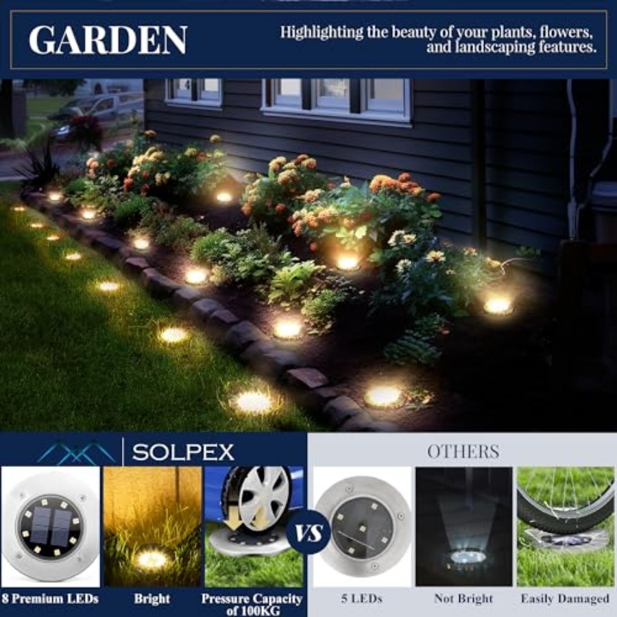 Solar Ground Lights Solar Ligh - Solar Garden Light review and price