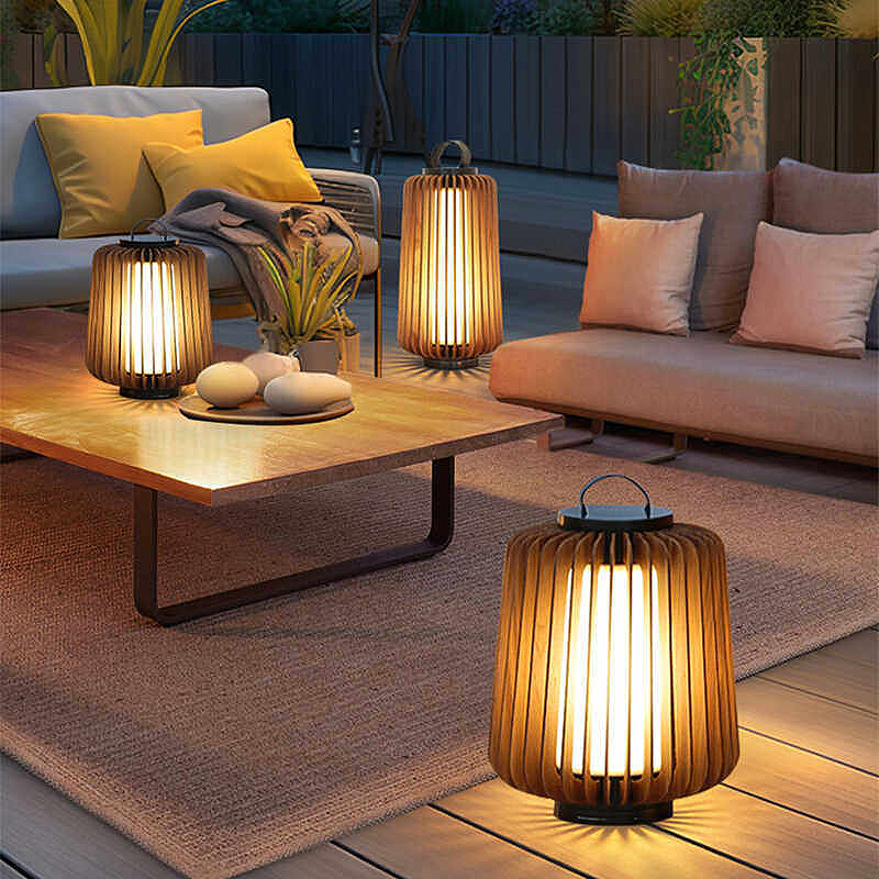 Luminous floor lamp courtyard  - Solar Garden Light review and price