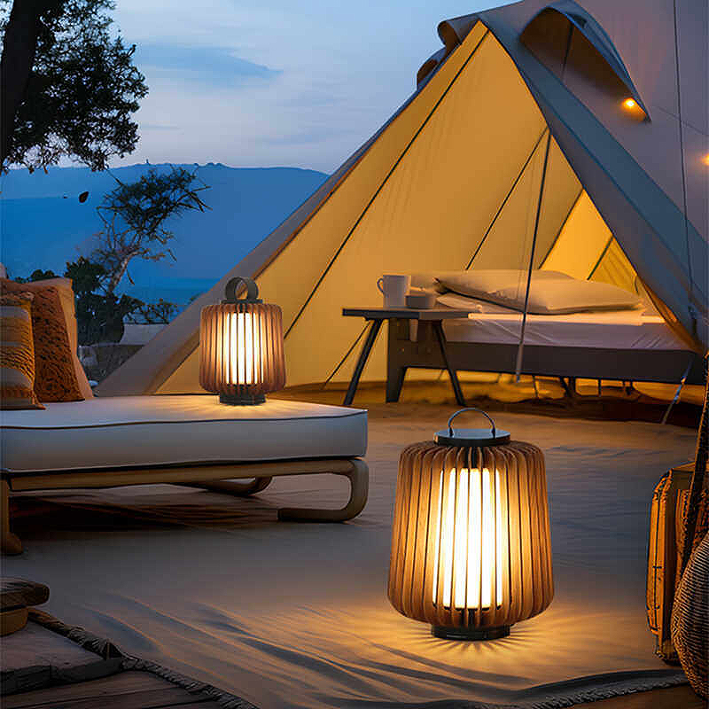 Luminous floor lamp courtyard  - Solar Garden Light review and price