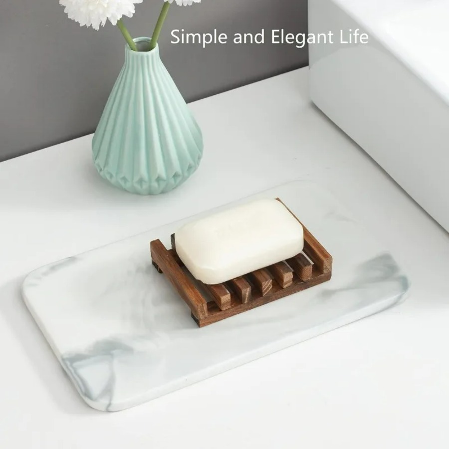 Wooden Soap Dish for Shower Ba - Bamboo Cutlery review and price
